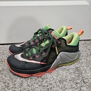 Nike LeBron Men's Black and Green Athletic Shoes